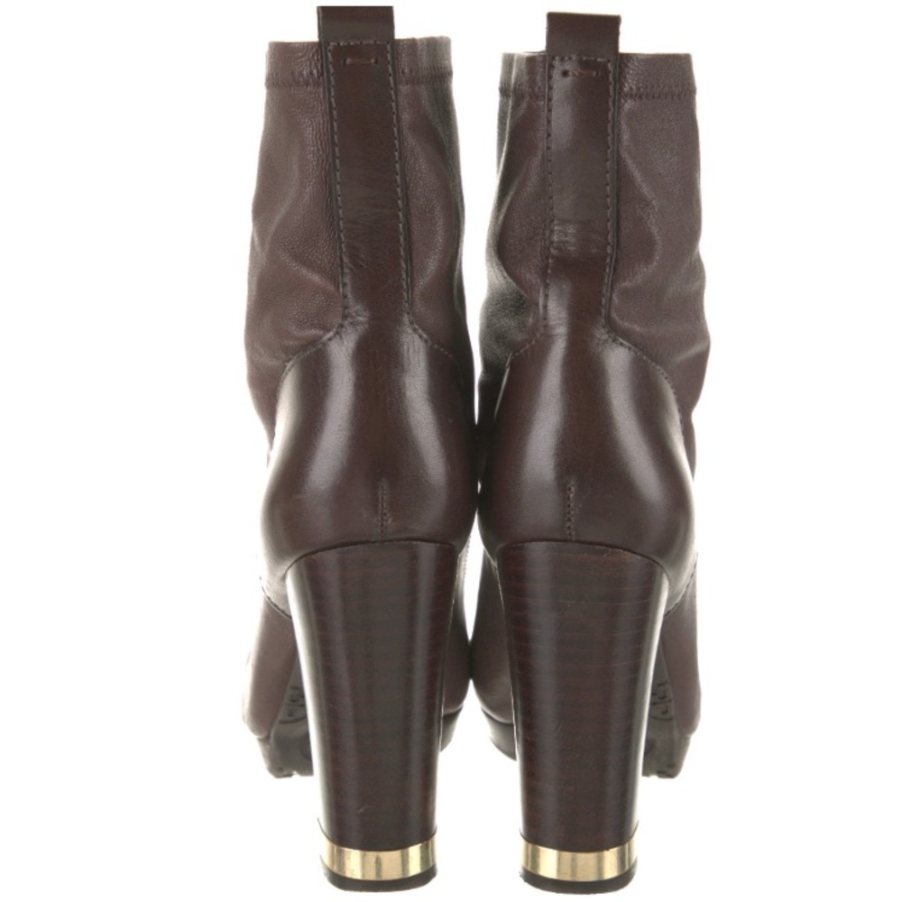 Tory Burch Booties Zipper At Front Brow Leather - image 4
